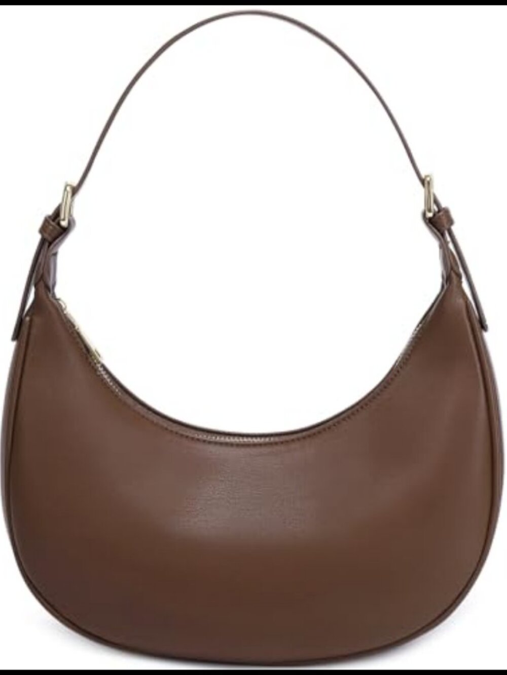Faux Leather Hobo Bag Convertible Crossbody Underarm Shoulder Purse
